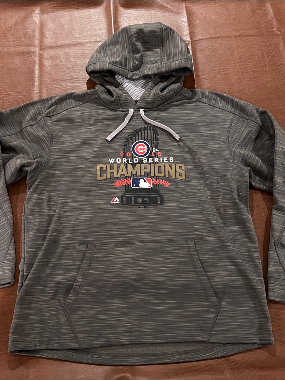 2016 Champs Chicago Cubs Hoodie Sweatshirt - Size Large